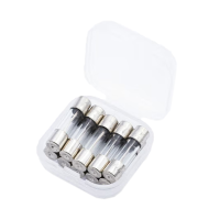 德重 玻璃管保险丝 家用电器汽车点烟器玻璃保险管 RT1-20-15A