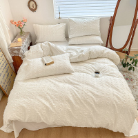 公主风全棉剪花床上用品四件套公主风被套床单宿舍四件套床笠少女