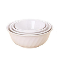 茶花(CHAHUA) 密胺仿瓷碗 商用家用餐具 7寸 单个装