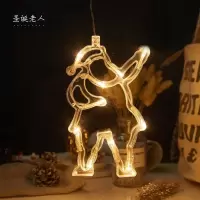 圣诞节装饰灯吸挂两用 老人