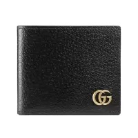 GUCCI/古驰 钱包男 GG 双折牛皮短款折叠钱夹卡包钱包428726