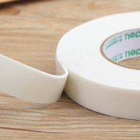 得力(deli) 30401 双面胶泡沫双面胶棉纸胶 宽1.2cm*10Y 单卷装 (SL)单位:卷