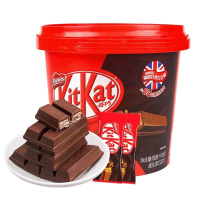 徐福记雀巢奇巧黑巧克力威化桶168g