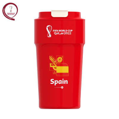 2022年卡塔尔FIFA世界杯官方授权商品不锈钢保温杯咖啡速饮杯世界杯保温杯子车载保温水杯 西班牙