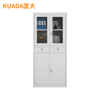 匡大文件柜加厚铁皮柜办公资料档案柜中二斗