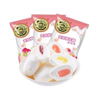 徐福记夹馅棉花糖蜜桃味散糖500g*2包夹心软糖结婚庆喜儿童糖果