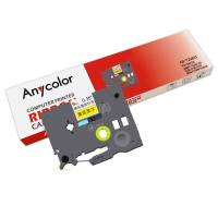 欣彩AS-TZE621标签机色带 黄底黑字9mm适用兄弟TZE-621 PT-18Rz 9700PC 9800PCN