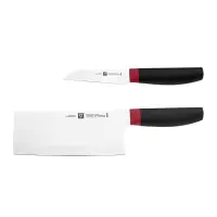 双立人(ZWILLING) ZW-K320 Now S系列中片蔬果刀具2件套(红黑)