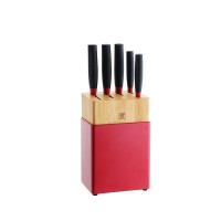 双立人(ZWILLING) Now S系列刀具6件套 (红黑) ZW-K308