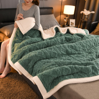 塔夫绒毛毯加厚冬珊瑚法兰绒盖毯空调毯办公室午睡沙发床上用毯子
