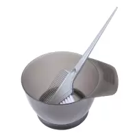 田珍 焗油碗+焗油梳 染发梳倒模美发理发店发廊用品单位:套