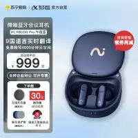 科大讯飞(iFLYTEK)录音降噪会议耳机iFLYBUDS Pro 无线蓝牙耳机 主动降噪入耳式 录音转文字苹果华为通用