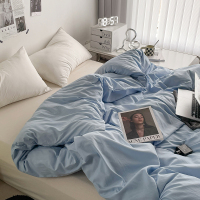 新款亲肤洛卡棉简约风格单被套