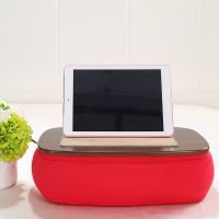 韩酷电脑桌 35*26cm 多种用途 可当做靠垫 当做电脑桌 床上可用 JZ-989 环保木板+超弹力纤维 红色 单个价