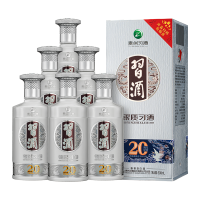 贵州 習酒 银质 53度 500ml*6瓶 整箱装白酒 口感酱香型
