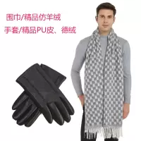 精品围巾手套 套装 A-ZH2008 男女款可选 时尚经典 冬天送一份温暖 单套价