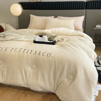 被子冬被棉被加被套宝宝绒可拆洗冬天加厚保暖厚被芯四件套男单人