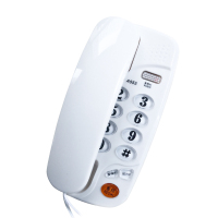 中诺 A065白色 D201大铃声壁挂墙电话机有线固定迷你小座机酒店中诺琪宇分机 (SL)单位:个