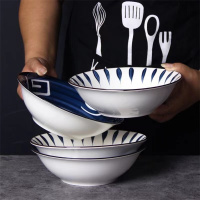 家用大号汤碗 流星雨 8英汤碗(1只装) 1个