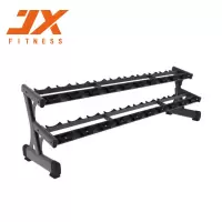 军霞JX-3043 健身房商用固定磅数哑铃套装(含哑铃)275kg哑铃