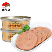 隽品湾 牛肉午餐肉罐头*6