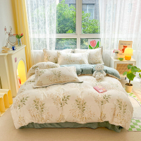 红蜻蜓冬季牛奶绒四件套