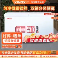 星星(XINGX)315升商用家用双温 冰柜 冷藏冷冻转换冷柜 商用保鲜设备展示柜 顶开门冰箱 BCD-315JE