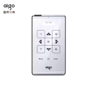 爱国者(aigo) M21 USB3.0移动硬盘 触控式 自动休眠上锁 数字加密移动硬盘 银色 2TB