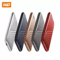 西部数据(WD)1TB NVMe 移动固态硬盘(PSSD)My Passport随行SSD版 深空灰 Type-C接口
