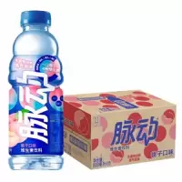 脉动(Mizone) 桃子口味 维C果汁水低糖维生素运动功能饮料600ML*15瓶/箱(单位:箱)