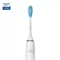 飞利浦(PHILIPS)HX9912/79电动牙刷 Sonicare星耀钻石系列智能声波震动电动牙刷 12种洁齿模式 白