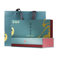 茶馬世家 白牡丹福鼎白茶芯片高山紧压茶叶礼盒装150g