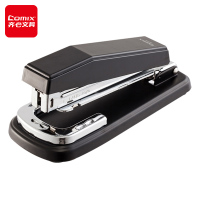 齐心(COMIX)订书机/订书器 可旋转 12# 黑EB007(单位:个)