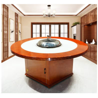 匹客 直径1.6米 餐桌 基材选用E1实木多层板,台面橡胶实木+石英石,环保聚酯漆