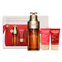 CLARINS娇韵诗三件套(双萃50ml+花样年华日霜15ml+晚霜15ml)