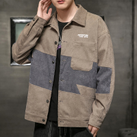 秋季长袖卫衣男士时尚潮流男装上衣服宽松休闲复古灯芯绒外套