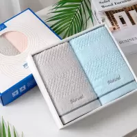 洁玉(Jeyu) 质素毛巾 双条装礼盒