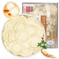 长白山人参片1.0CM西洋参片50克花旗参片 健康礼品煲汤补品泡酒材料