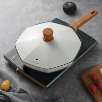 卡特马克(Cate Maker) 30cm木石系列八角炒锅