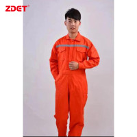 ZDET 奋斗 连体工作服 纯棉 橙色 L(件)