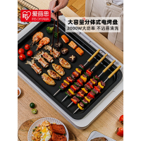 爱丽思 电烤盘不沾家用室内烤鱼烤肉无烟多功能电烤炉日本爱丽丝WHP-011