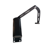 JUNXU 防撞自动开门机侧装电机90度曲臂式电动闭门器 黑色侧装(无刷)260*95*118mm