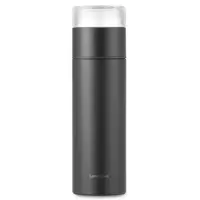 囍诺 乐扣(LOCK) 品茗茶水分离保温杯 LHC4233 400ml 黑色^
