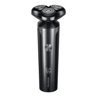 飞科 剃须刀 全身水洗 须刨智能 1小时快充 智能LED显示 礼物送男友送父亲 灰色FS905