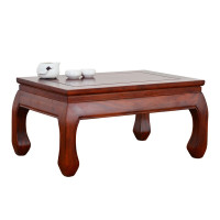 茶花(CHAHUA) 小桌子床上桌子 A款素面 60*40*30 栗子红色