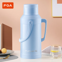 富光(FGA) 保温壶 玻璃内胆暖壶家用热水瓶 3200ml 灰蓝色