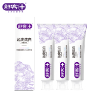 舒客(Saky) 沁爽炫白双氨基酸精华火山珍珠岩修复牙膏(138g*3)ZHS-AJ30