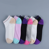 恒源祥 棉休闲女船袜6双装(颜色随机)HYX035WZ