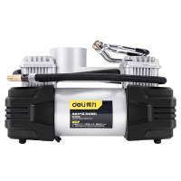 得力DL8060 车载充气泵 双30缸数显预设胎压充气泵 1台