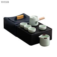 知者觉器 旅行茶具 茶壶*1+茶海*1+茶杯*4+茶盘*1+旅行包